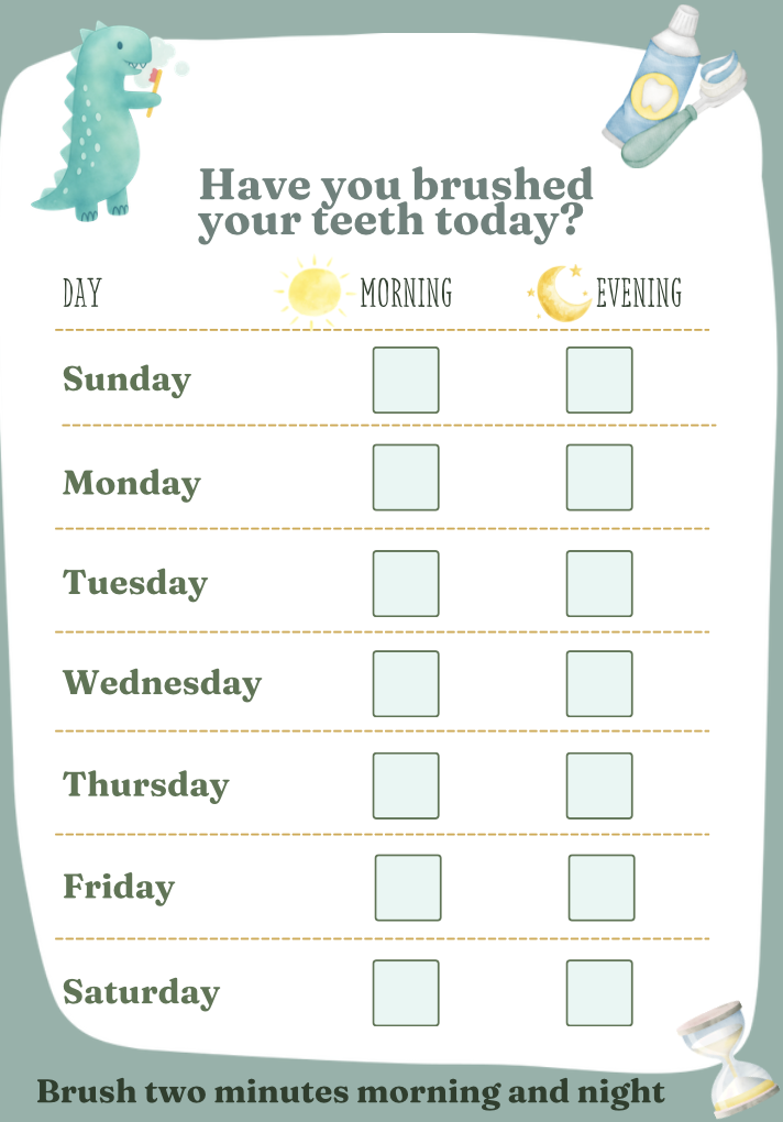 Daily Toothbrush Planner