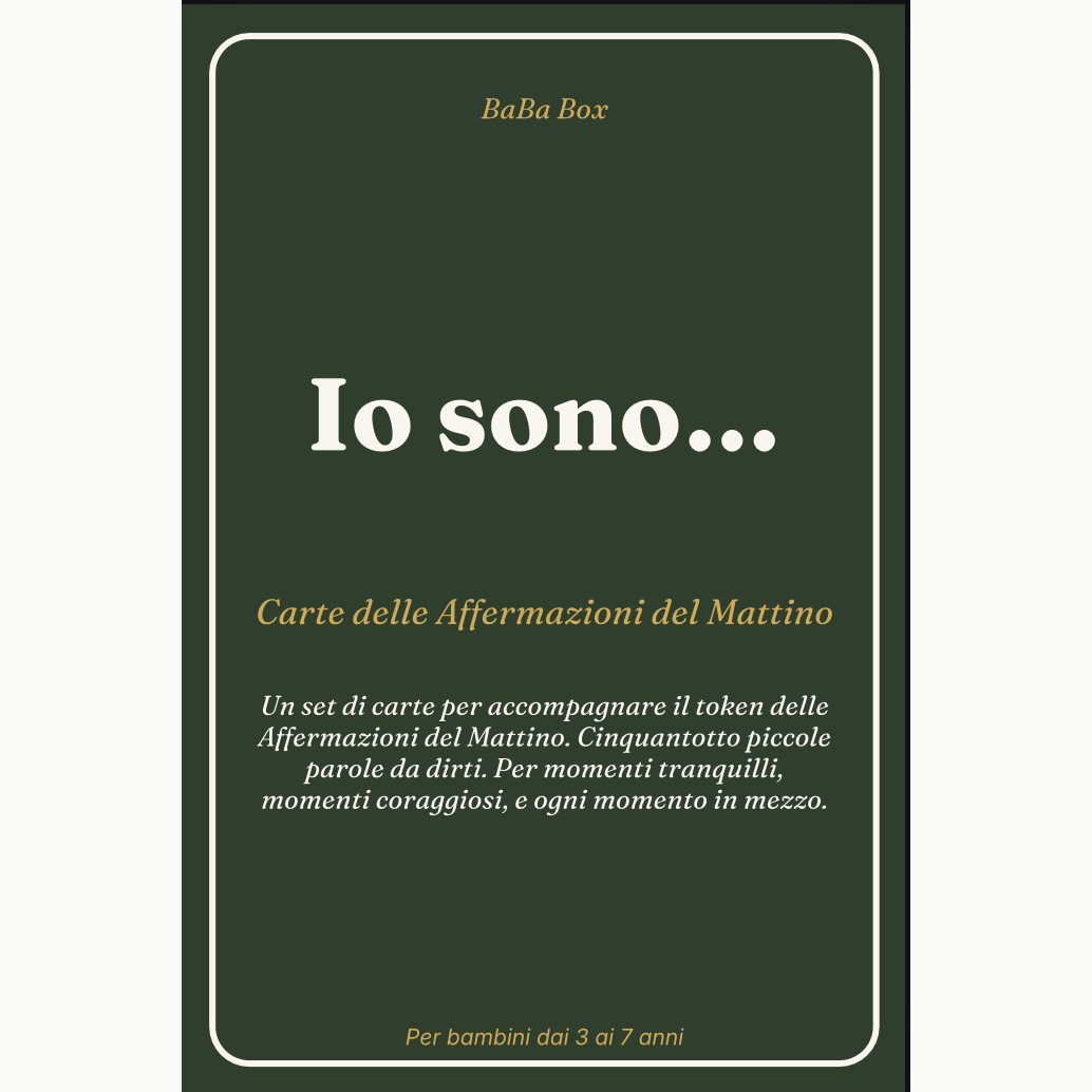 Carte delle Affermazioni del Mattino — Italiano